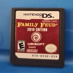 Nintendo DS Family Feud 2010 Edition Game Cartridge